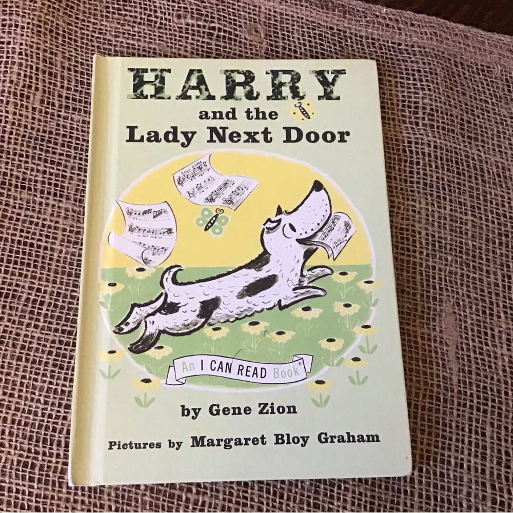 Vintage 1960 Harry and the Lady Next Door Weekly Reader book by Gene Zion